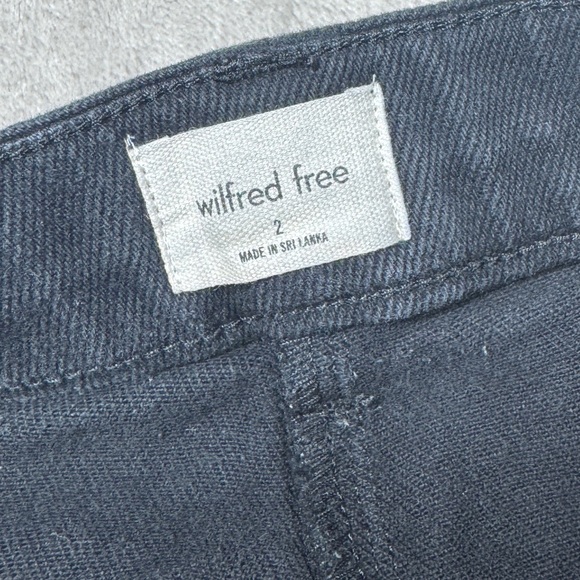 Aritzia Wilfred Free Modern High Rise Cargo Button Fly Black Pants Size 2 - Picture 15 of 16